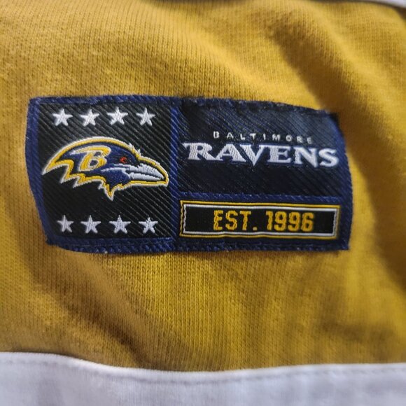 Baltimore Ravens NFL Team Apparel Baggy Hoodie Sweatshirt - Picture 4 of 4